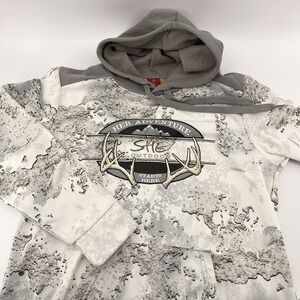 She Outdoor Camo Pullover Hoodie Women's Small Her Adventure Starts Here